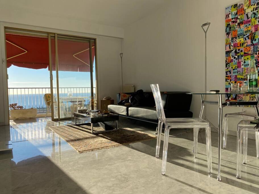 2-Room 60 M², Panoramic View, 2 Balconies, 50M Pool Cagnes-sur-Mer Esterno foto